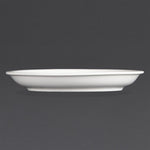 Olympia Whiteware Cappuccino Saucers 160mm (12 Pack) - CB463