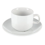Olympia Whiteware Stacking Tea Cups 200ml (12 Pack) - CB467