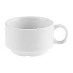 Olympia Whiteware Stacking Espresso Cups 85ml (12 Pack) - CB471