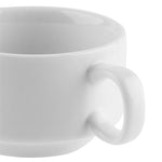 Olympia Whiteware Stacking Espresso Cups 85ml (12 Pack) - CB471