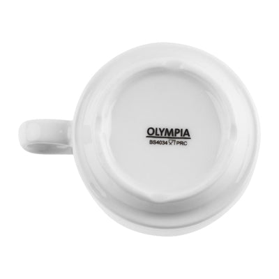Olympia Whiteware Stacking Espresso Cups 85ml (12 Pack) - CB471