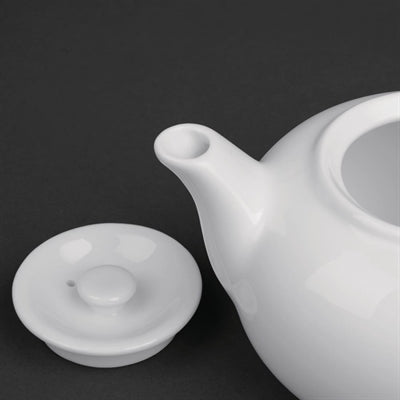 Olympia Whiteware Teapots 426ml (4 Pack) - CB473