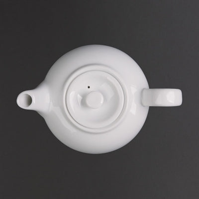 Olympia Whiteware Teapots 426ml (4 Pack) - CB473