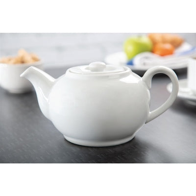 Olympia Whiteware Teapots 876ml (4 Pack) - CB474