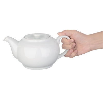 Olympia Whiteware Teapots 876ml (4 Pack) - CB474