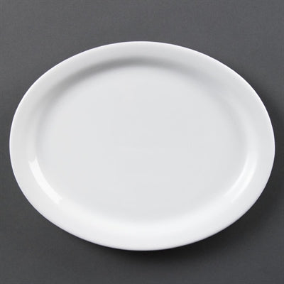 Olympia Whiteware Oval Platters 250mm (6 Pack) - CB477