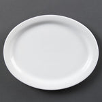 Olympia Whiteware Oval Platters 250mm (6 Pack) - CB477