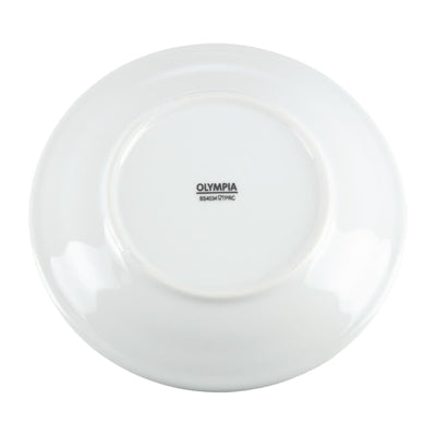 Olympia Whiteware Wide Rimmed Plates 165mm (12 Pack) - CB478
