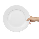 Olympia Whiteware Wide Rimmed Plates 280mm (6 Pack) - CB482