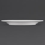 Olympia Whiteware Wide Rimmed Plates 280mm (6 Pack) - CB482