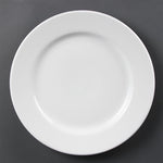 Olympia Whiteware Wide Rimmed Plates 310mm (6 Pack) - CB483