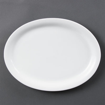 Olympia Whiteware Oval Platters 295mm (6 Pack) - CB484