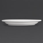 Olympia Whiteware Narrow Rimmed Plates 150mm (12 Pack) - CB486