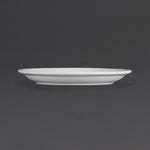 Olympia Whiteware Narrow Rimmed Plates 180mm (12 Pack) - CB487