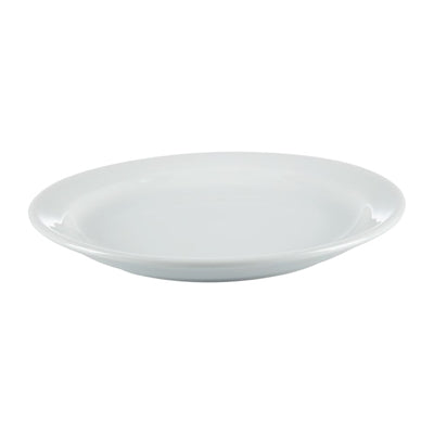 Olympia Whiteware Narrow Rimmed Plates 180mm (12 Pack) - CB487