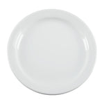 Olympia Whiteware Narrow Rimmed Plates 180mm (12 Pack) - CB487