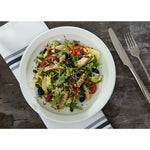 Olympia Whiteware Narrow Rimmed Plates 250mm (12 Pack) - CB490