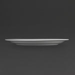 Olympia Whiteware Narrow Rimmed Plates 280mm (6 Pack) - CB491