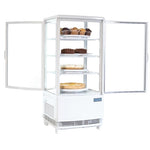 Polar C-Series Energy Efficient Curved Door Display Fridge White 86Ltr - CX576