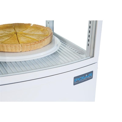 Polar C-Series Energy Efficient Curved Door Display Fridge White 86Ltr - CX576