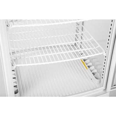 Polar C-Series Energy Efficient Curved Door Display Fridge White 86Ltr - CX576