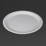 Olympia Kristallon Melamine Narrow Rimmed Plates 229mm (12 Pack) - CB671
