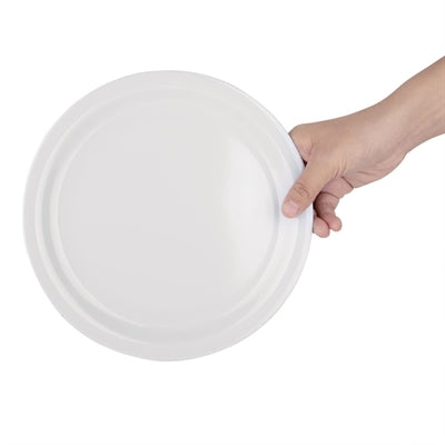 Olympia Kristallon Melamine Narrow Rimmed Plates 229mm (12 Pack) - CB671