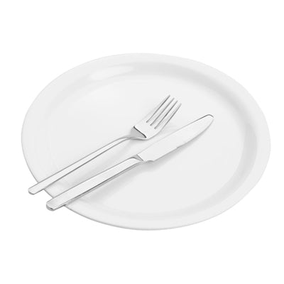 Olympia Kristallon Melamine Narrow Rimmed Plates 267mm (12 Pack) - CB672