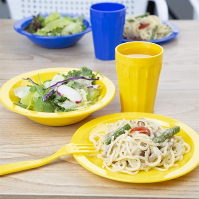Olympia Kristallon Polypropylene Plates Yellow 174mm (12 Pack) - CB763