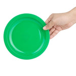 Olympia Kristallon Polypropylene Plates Green 174mm (12 Pack) - CB764