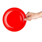 Olympia Kristallon Polypropylene Plates Red 174mm (12 Pack) - CB766