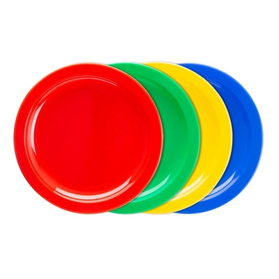 Olympia Kristallon Polypropylene Plates Red 174mm (12 Pack) - CB766