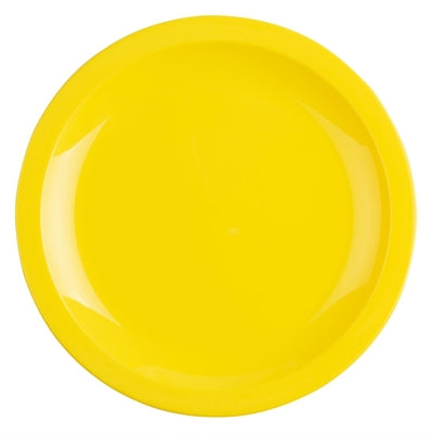 Olympia Kristallon Polypropylene Plates Yellow 230mm (12 Pack) - CB767
