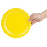 Olympia Kristallon Polypropylene Plates Yellow 230mm (12 Pack) - CB767