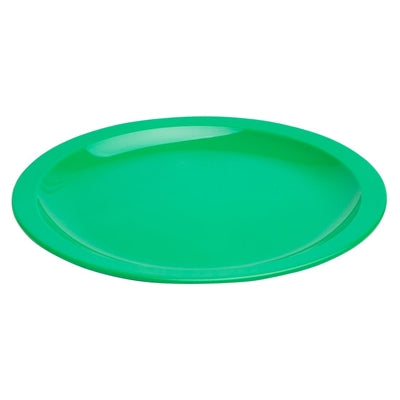 Olympia Kristallon Polypropylene Plates Green 230mm (12 Pack) - CB768
