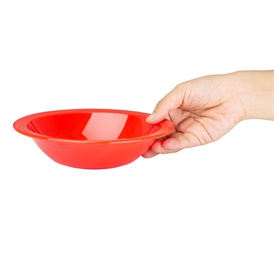 Olympia Kristallon Polypropylene Bowls Red 174mm (12 Pack) - CB774