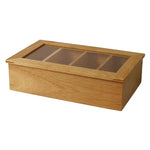 Olympia Hevea Wood Tea Box - CB808