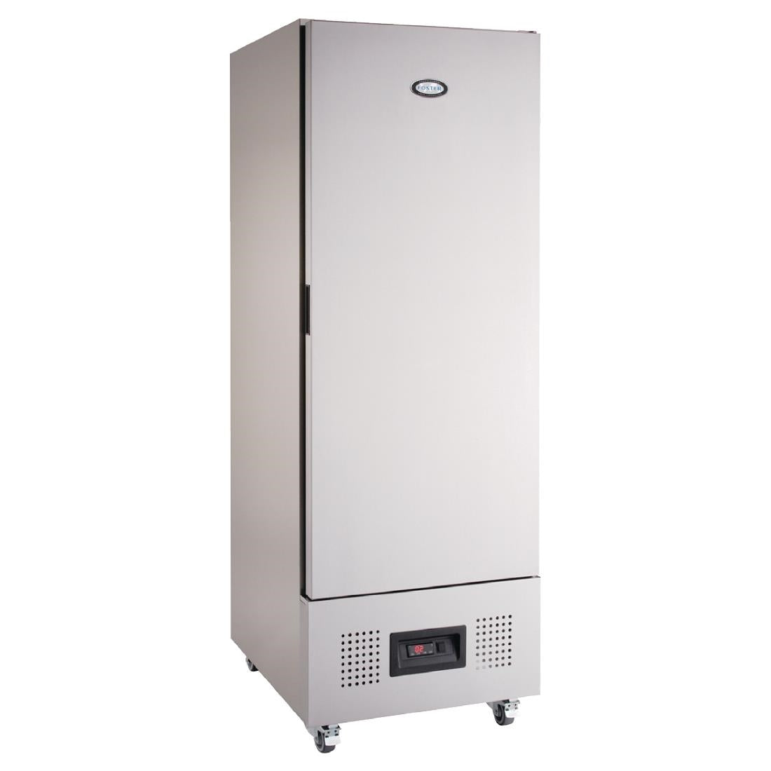 Foster Single Door Slimline Fridge Stainless Steel 400Ltr FSL400H 11-300 - CB952