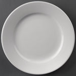 Olympia Athena Wide Rimmed Plates 202mm (12 Pack) - CC207