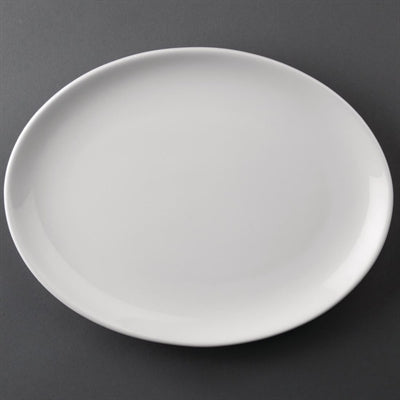 Olympia Athena Hotelware Oval Coupe Plates 254x197mm (12 Pack) - CC211