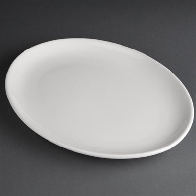 Olympia Athena Hotelware Oval Coupe Plates 254x197mm (12 Pack) - CC211