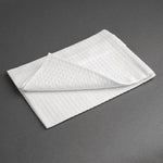 Vogue Honeycomb Weave Tea Towels White (10 Pack) - CC598
