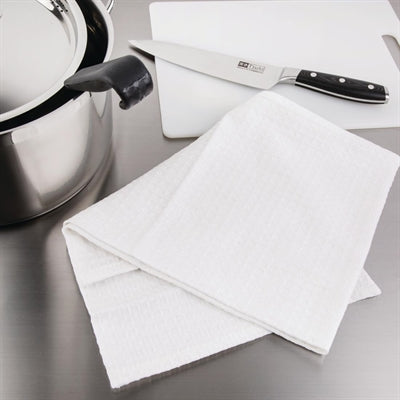 Vogue Honeycomb Weave Tea Towels White (10 Pack) - CC598