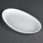 Olympia Whiteware French Deep Oval Plates 304mm (4 Pack) - CC890