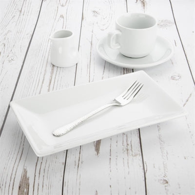 Olympia Whiteware Serving Rectangular Platters 250x150mm (4 Pack) - CC894