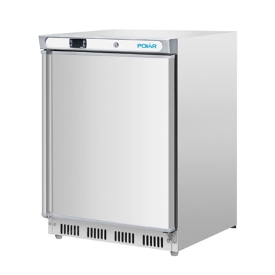 Polar C-Series Undercounter Freezer Stainless Steel 140Ltr - CD081