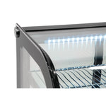 Polar G-Series Energy Efficient Countertop Food Display Fridge Black 160Ltr - GP291
