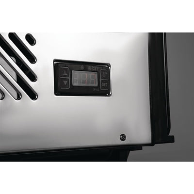 Polar G-Series Energy Efficient Countertop Food Display Fridge Black 160Ltr - GP291