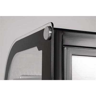 Polar G-Series Energy Efficient Countertop Food Display Fridge Black 160Ltr - GP291