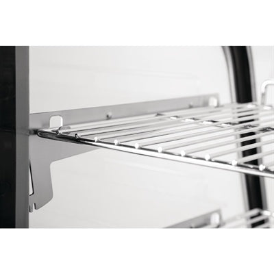 Polar G-Series Energy Efficient Countertop Food Display Fridge Black 160Ltr - GP291